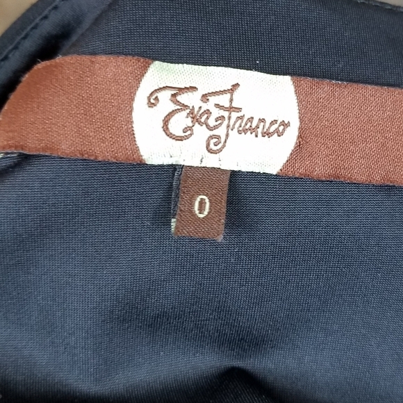 ANTHRO Eva Franco 0 Lace Strata Fit & Flare Dress - Picture 7 of 8